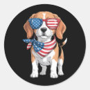 Search for patriotic dog stickers Red white blue