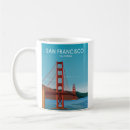 Search for vintage san francisco mugs Illustration