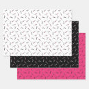 Search for black hair wrapping paper Pink