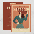Search for vintage cowgirl invitations Last rodeo