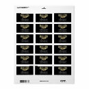 Search for blue and gold graduation return address labels Modern