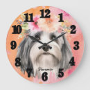 Search for dog breed clocks Illustration