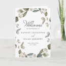 Search for boho eucalyptus greenery card wedding wedding programs Rustic