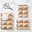 Search for christmas tree truck wrapping paper Retro