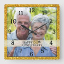 Search for 50th anniversary clocks Keepsake