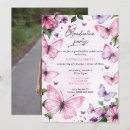 Search for butterfly graduation invitations Elegant