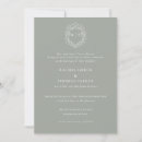 Search for formal monogram wedding invitations Script