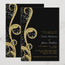 Search for black gold and silver invitations Glam