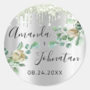 Search for silver save the date stickers Bridal