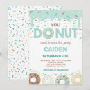 Search for boy doughnut birthday invitations Doughnuts