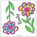 Search for colourful name stickers Red