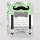 Search for bow tie baby boy shower invitations Moustache