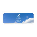 Search for plane return address labels Sky