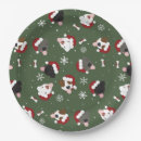 Search for dog christmas plates Snow