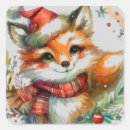 Search for winter fox stickers Festive