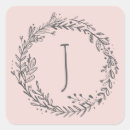 Search for floral initials stickers For her