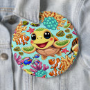 Search for baby turtle badges For kids