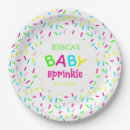 Search for baby sprinkle paper plates Colourful
