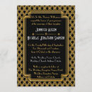 Search for fans wedding invitations 1920s
