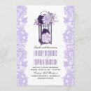 Search for lilac lace wedding invitations White