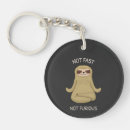 Search for funny sloth key rings Lazy