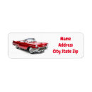 Search for automobile return address labels Convertible