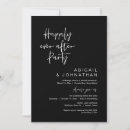 Search for party after elopement invitations Newlyweds