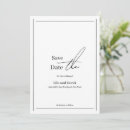 Search for white lettering save the dates Script