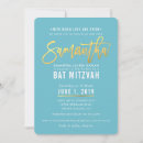 Search for turquoise and gold invitations For kids