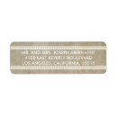 Search for 1920s wedding return address labels For her