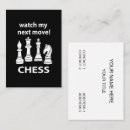 Search for chess business cards Professional