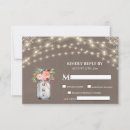 Search for string rsvp cards Rustic