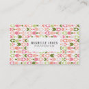 Search for tribal business cards Pink