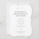 Search for grey rehearsal dinner invitations Minimalist