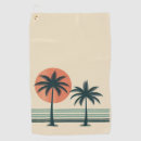 Search for palm tree golf towels Tropical