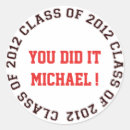 Search for 2012 grad stickers Black