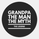 Search for man myth legend stickers Grandpa