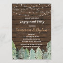 Search for rustic winter engagement party invitations Floral