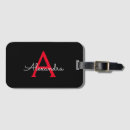 Search for red luggage tags Birthday