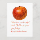 Search for red apple postcards Food