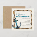 Search for sailor birthday invitations Watercolor