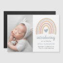 Search for boho birth announcement cards Cute