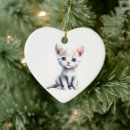 Search for snowshoe christmas tree decorations Cat