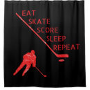 Search for ice hockey shower curtains Black
