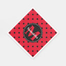 Search for red and black napkins Classic