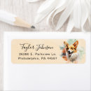Search for pembroke corgi return address labels Dog