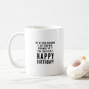 Search for sarcastic birthday mugs Funny