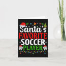 Search for funny soccer christmas cards Santa
