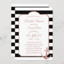 Search for stripe bridal shower invitations Anchor