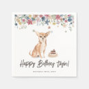 Search for thank you napkins Birthday